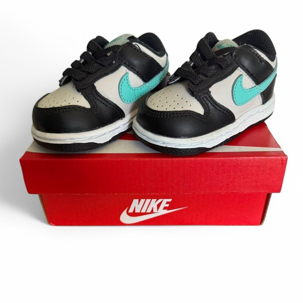 Nike Black and Blue Sneakers Athletic Design